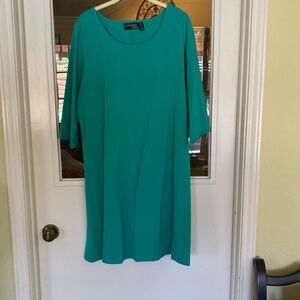 Green A-line dress by Attitude  by Renee